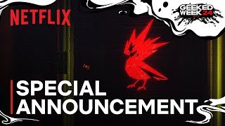 Netflix x CDPR x Cyberpunk  Special Announcement  Netflix [upl. by Ellehciram]