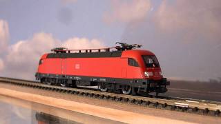 Fleischmann N gauge DB Taurus DCC Sound demo [upl. by Oderf]