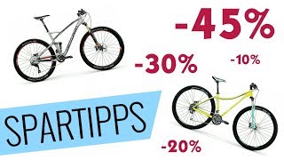 Günstig Mountainbikes kaufen  SPARTIPPS  Fahrradorg [upl. by Llertram]