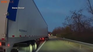 Dash cam captures road rage incident on I81 [upl. by Sallie]