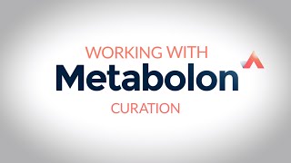 Working with Metabolon  Curation [upl. by Wernda]