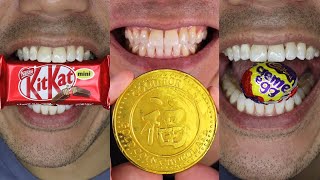 The Most Satisfying Chocolate and Candy ASMR 🙄 long satisfying compilation [upl. by Aziram]