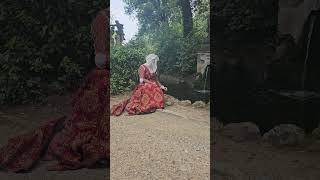 Florentine Renaissance Beauty  In the Historic Giardino Bardi cosplay costume history italy [upl. by Ovida]