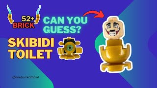 Can You Guess What I Built with 52 LEGO Bricks  Skibidi Toilet  One Brick  1Brick [upl. by Chew556]