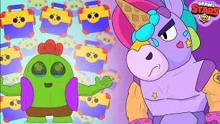 BRAWL STARS ANIMATION MEGA BOXES AND BERRY [upl. by Ayiotal]