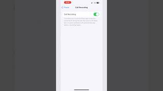 How to enable amp record calls on iPhone  iOS 181 [upl. by Noiramaj]