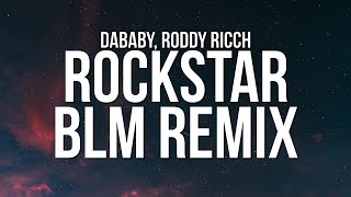 DaBaby  ROCKSTAR BLM Remix Lyrics ft Roddy Ricch [upl. by Settera]