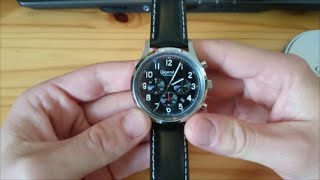 Gigandet G50004 quotEfficiencyquot Review  Eleganter QuarzChronograph [upl. by Rechaba]