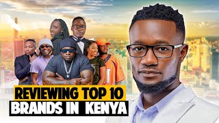 REVIEWING TOP 10 CELEBRITY BRANDS IN KENYA DIRECTOR TREVOR  911 PODCAST EP001 [upl. by Artemisa938]