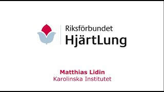 Matthias Lidin  Friskhetssignaler och varningssignaler [upl. by Raamaj]