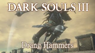 Drang Hammers Dual Mace Moveset Dark Souls 3 [upl. by Aerdno]