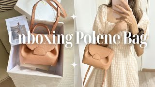 UNBOXING MY FIRST POLENE BAG FIRST IMPRESSION MOD SHOTS [upl. by Andree309]