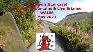 The Devils Staircase amp Llyn Brianne Reservoir in Welsh Cambrian mountains [upl. by Laved642]