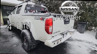 2015 Nissan Frontier Pro4x 4quotlift 33quot tires [upl. by Amlev247]