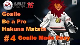 NHL 16 Goalie Be a Pro 4  When to Butterfly [upl. by Anselm758]