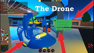 I bought the DRONE  Roblox Jailbreak [upl. by Eudoca]