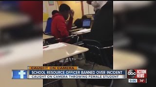 VIDEO Police officer tackle student during inclass arrest at Spring Valley High School in Columbia [upl. by Oona]