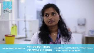 Study MBBS in Abroad amp Georgia Kutaisi Medical University  Testimonial By Harini From chennai [upl. by Russel]