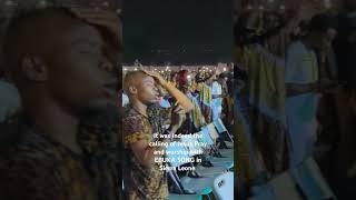 Pray and worship with EBUKA SONG in Sierra Leone delightkonneh3710 [upl. by Annalise736]