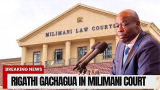 LIVE Rigathi Gachagua Impeachment Case at Milimani Law Courts [upl. by Assin]