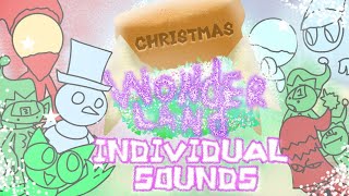 Christmas Wonderland ╢ All individual sounds [upl. by Peyter]