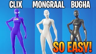 How to Make the Clix Mongraal and Bugha SUPERHERO in Fortnite [upl. by Marne]