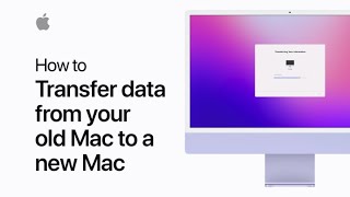 How to transfer data from your old Mac to a new Mac using Migration Assistant  Apple Support [upl. by Cornelle209]