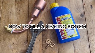 How to fill a heating system bleed and vent a radiator [upl. by Adnorahc]