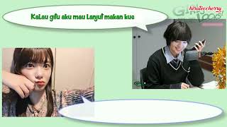 INDO SUB Hirate Yurina amp Tamura Hono phone call  School of Lock [upl. by Nileek138]