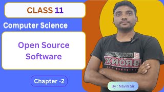 L11  Open Source Software 11th CH2 Software Concept education computerscience study [upl. by Virginia]