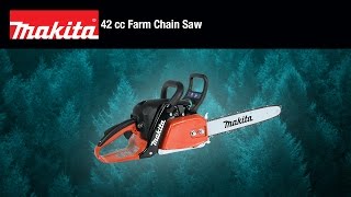 MAKITA 42 cc Farm Chain Saw EA4300FR [upl. by Lucille]