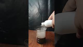 Potassium PermanganateKMnO4 vs Hydrogen peroxideH2O2 shorts easyscinceexperimentexperiment [upl. by Jevon]