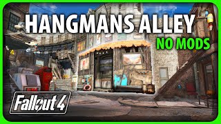 Fallout 4  Rebuilding Hangmans Alley No Mods [upl. by Keraj]