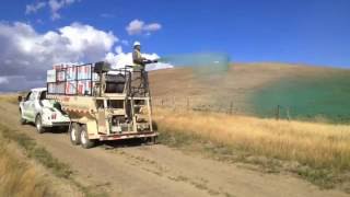 Hydroseeding SaskPower Switching Station  Swift Current SK [upl. by Sulakcin]