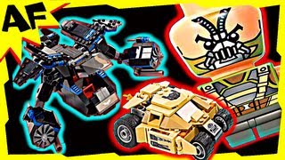 The BAT vs BANE TUMBLER CHASE 76001 Lego Batman DC Superheroes Stop Motion Build Review [upl. by Ib893]