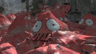 Fun With Skyrim  Karstaag x3 vs Zoidberg Mudcrab Army vs Giants x5 [upl. by Lletnwahs347]