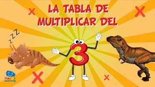 La tabla de multiplicar del 3  Vídeos Educativos para Niños [upl. by Cyndy]