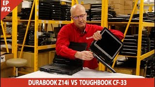 EP 92 Durabook Z14i vs Panasonic Toughbook CF33 Comparison Video [upl. by Eihcir126]