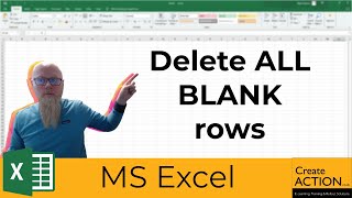 Excel Delete ALL blank rows quickly [upl. by Aivonas]