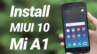 Install MIUI 10 Global on Xiaomi Mi A1 [upl. by Lowenstern596]