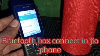 bluetooth box connect in jio phone 2024 bluetoothbox [upl. by Niotna]