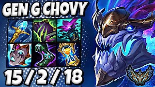 Aurelion Sol vs Orianna MID  Gen G Chovy  Korea Challenger Patch 148 ✅ [upl. by Corenda]