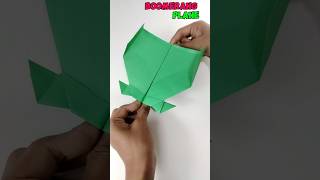 EASY PAPER BOOMERANG PLANE  HOW TO MAKE BOOMERANG PLANE WITH PAPER  EASY FOLD ORIGAMI [upl. by Andrew]