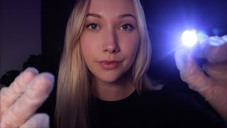 ASMR Dark Room EYE Exam  Bright Light Triggers amp UpClose Gentle Whispers [upl. by Jewelle]