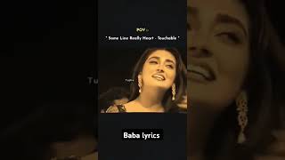 Some lines really heart  touchable 💔🎧ytshorts instareels hindisong singing viralvideo [upl. by Bruckner]