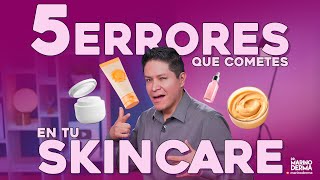 5 ERRORES QUE COMETES EN TU SKINCARE  Consejos de un dermatólogo [upl. by Ominorej339]