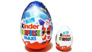 Kinder Maxi Surprise Egg Unboxing [upl. by Atilehs]