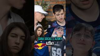 SARA SOCAS VS AZUKY ¿Quién Gana 😎🚨 chuty freestyle azuky [upl. by Nnylylloh]