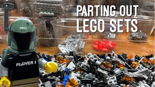 The Work of a Bricklink Seller Parting Out LEGO Sets [upl. by Annaerdna]