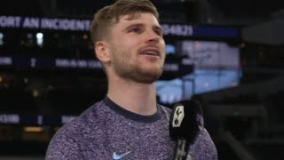 Timo Werner’s postmatch interview after Nottingham Forest victory [upl. by Kinna]